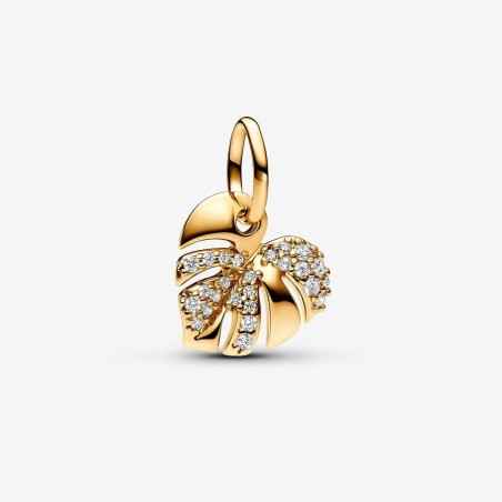 CHARM PENDENTE FOGLIA SCINTILLANTE DONNA PANDORA  763349C01 PANDORA
