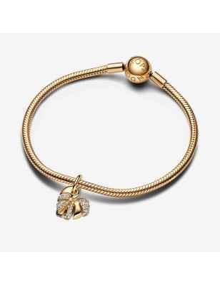 CHARM PENDENTE FOGLIA SCINTILLANTE DONNA PANDORA 