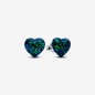 ORECCHINI CUORI OPALI VERDI E BLU DONNA PANDORA 