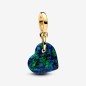 CHARM PENDENTE CUORE OPALE VERDE E BLU PANDORA CHARM PENDENTE CUORE OPALE VERDE E BLU PANDORA