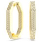 ORECCHINI CERCHIO DEXTERA FORMA OTTAGONALE SWAROVSKI ORECCHINI CERCHIO DEXTERA FORMA OTTAGONALE SWAROVSKI