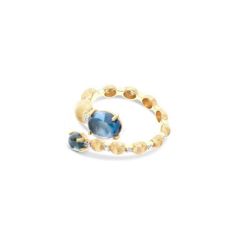 ANELLO CONTRARIE' DANCING AZURE DONNA NANIS ANELLO CONTRARIE' DANCING AZURE DONNA NANIS