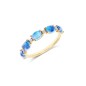 ANELLO DANCING AZURE CON BOULE IN ORO DONNA NANIS ANELLO DANCING AZURE CON BOULE IN ORO DONNA NANIS