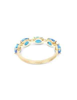 ANELLO DANCING AZURE CON BOULE IN ORO DONNA NANIS  AS38-597 NANIS