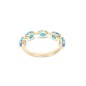 ANELLO DANCING AZURE CON BOULE IN ORO DONNA NANIS ANELLO DANCING AZURE CON BOULE IN ORO DONNA NANIS