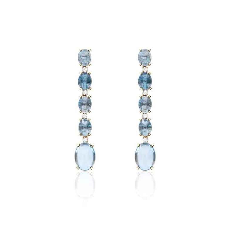 ORECCHINI LUNGHI PENDENTI DANCING AZURE DONNA NANIS ORECCHINI LUNGHI PENDENTI DANCING AZURE DONNA NANIS