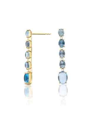 ORECCHINI LUNGHI PENDENTI DANCING AZURE DONNA NANIS 