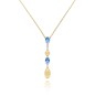 COLLANA BLU DONNA NANIS DANCING IN THE RAIN AZURE COLLANA BLU DONNA NANIS DANCING IN THE RAIN AZURE