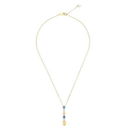 COLLANA BLU DONNA NANIS DANCING IN THE RAIN AZURE