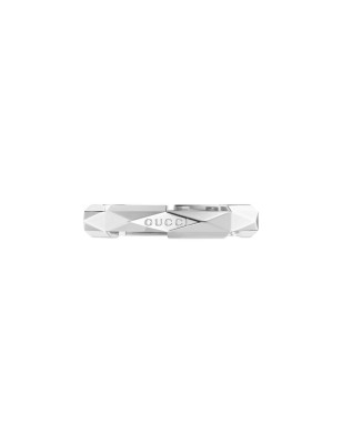 ANELLO ORO BIANCO M13 DONNA GUCCI LINK TO LOVE YBC662177002013 GUCCI