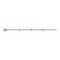 BRACCIALE ARGENTO SMALTO VERDE 17CM DONNA GUCCI INTERLOCKING G BRACCIALE ARGENTO SMALTO VERDE 17CM DONNA GUCCI INTERLOCKING G