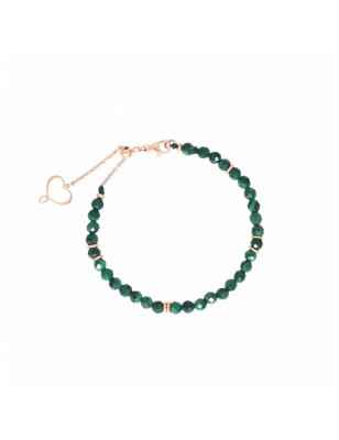 BRACCIALE CON PIETRE DI MALACHITE DONNA MAMAN ET SOPHIE BPISF3MA MAMAN ET SOPHIE