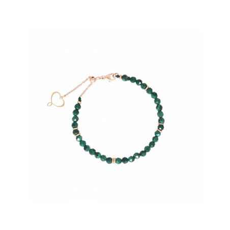 BRACCIALE CON PIETRE DI MALACHITE DONNA MAMAN ET SOPHIE BPISF3MA MAMAN ET SOPHIE