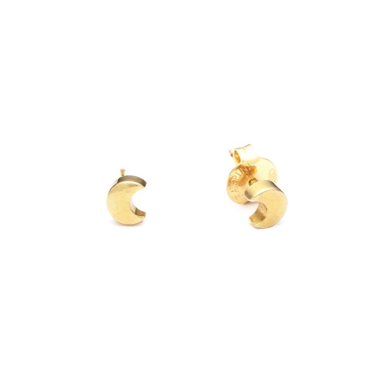 ORECCHINI MINI LUNA DORATO DONNA GIOVANNI RASPINI ORECCHINI MINI LUNA DORATO DONNA GIOVANNI RASPINI