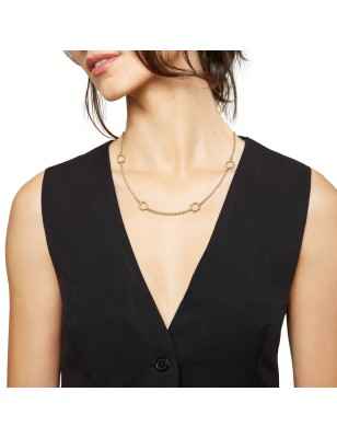 COLLANA TETRA ACCIAIO IP GOLD DONNA BREIL  TJ3168 BREIL