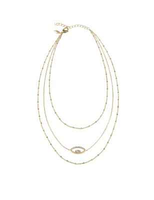 COLLANA LUCKY ME ACCIAIO IP GOLD DONNA BREIL LUCKY TJ3177 BREIL