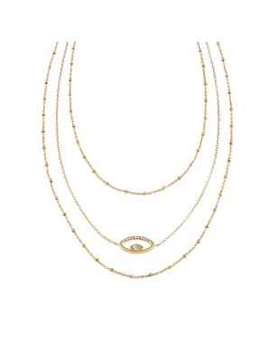 COLLANA LUCKY ME ACCIAIO IP GOLD DONNA BREIL LUCKY