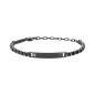 BRACCIALE TAG AND CROSS NERO UOMO BREIL BRACCIALE TAG AND CROSS NERO UOMO BREIL