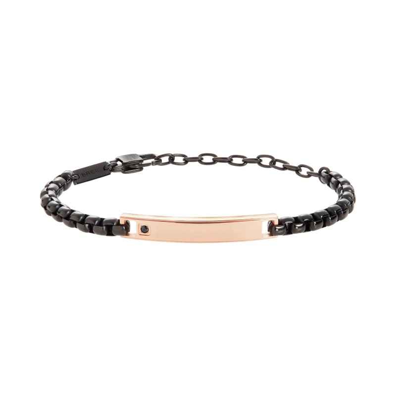 BRACCIALE UOMO BICOLOR BREIL TAG & CROSS BRACCIALE UOMO BICOLOR BREIL TAG & CROSS