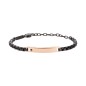 BRACCIALE UOMO BICOLOR BREIL TAG & CROSS BRACCIALE UOMO BICOLOR BREIL TAG & CROSS