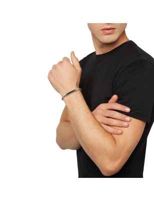BRACCIALE  BICOLOR UOMO BREIL TAG & CROSS