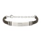BRACCIALE IN PELLE VERDE E ACCIAIO UOMO BREIL 