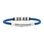 BRACCIALE IN ACCIAIO E PELLE BLU INTRECCIATA UOMO BREIL BRACCIALE IN ACCIAIO E PELLE BLU INTRECCIATA UOMO BREIL