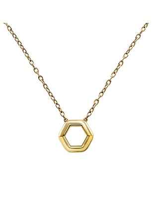 COLLANA HEXAGONIA IN ACCIAIO IP GOLD DONNA BREIL  TJ3507 BREIL