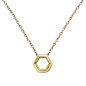 COLLANA HEXAGONIA IN ACCIAIO IP GOLD DONNA BREIL COLLANA HEXAGONIA IN ACCIAIO IP GOLD DONNA BREIL