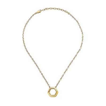 COLLANA HEXAGONIA IN ACCIAIO IP GOLD DONNA BREIL 