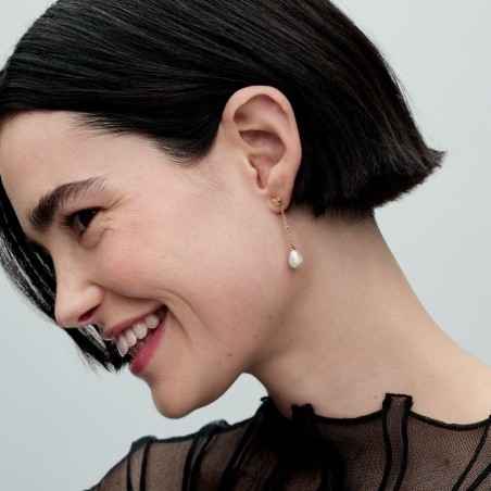 ORECCHINI PENDENTI CON PERLA ACQUA DOLCE DONNA PANDORA 