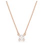 COLLANA PENDENTE STILLA TAGLIO SQUADRATO ORO ROSA SWAROVSKI