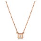 COLLANA PENDENTE STILLA TAGLIO SQUADRATO ORO ROSA SWAROVSKI