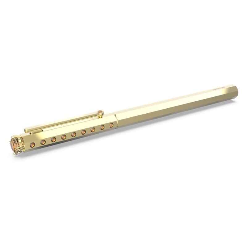 PENNA SFERA GIALLO PLACCATO COLOR ORO SWAROVSKI PENNA SFERA GIALLO PLACCATO COLOR ORO SWAROVSKI
