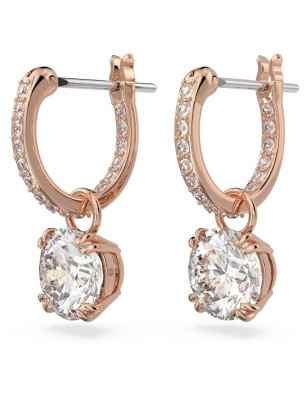 ORECCHINI PENDENTI TAGLIO TONDO DONNA SWAROVSKI STILLA
