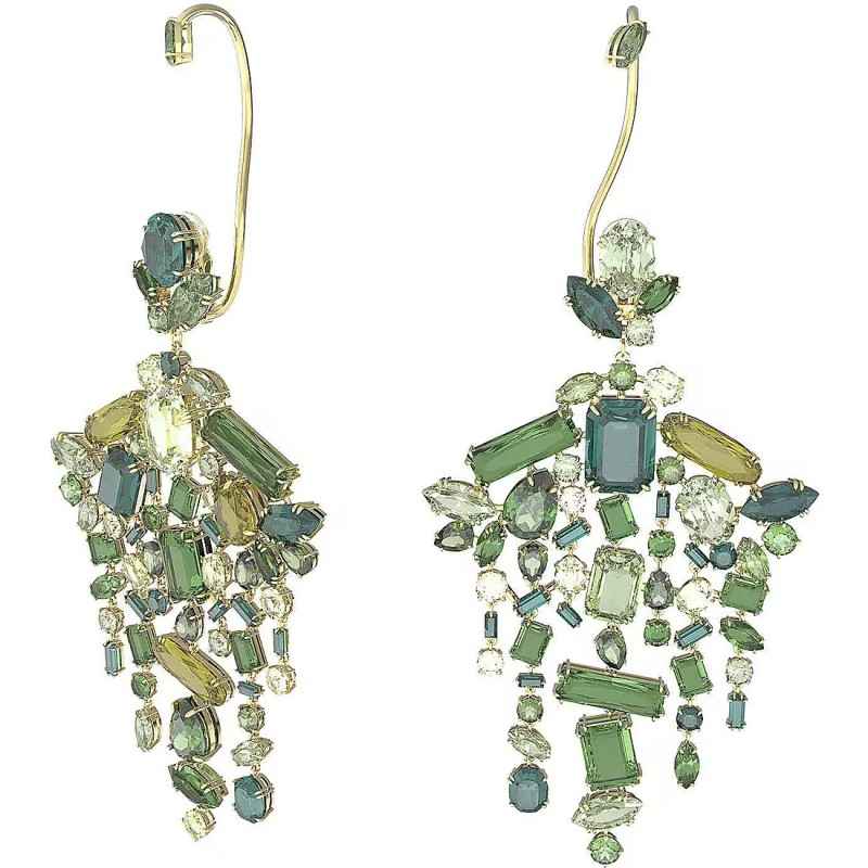 ORECCHINI CHANDELIER VERDE DONNA SWAROVSKI GEMA ORECCHINI CHANDELIER VERDE DONNA SWAROVSKI GEMA
