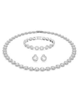 SET ANGELIC TAGLIO TONDO BIANCO DONNA SWAROVSKI  5367853 SWAROVSKI