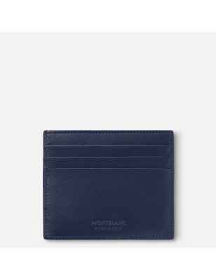 PORTA CARTE DI CREDITO BLU UOMO MONTBLANC MEISTERSTUCK