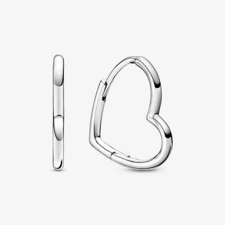 ORECCHINI CERCHI CUORI ASIMMETRICI DONNA PANDORA  298307C00 PANDORA