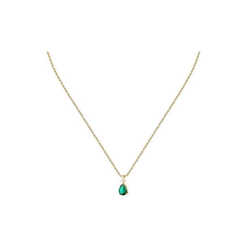 COLLANA TESORI ZIRCONE VERDE DONNA MORELLATO 
