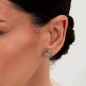 ORECCHINI A LOBO CUORE E CRISTALLI DONNA MORELLATO 