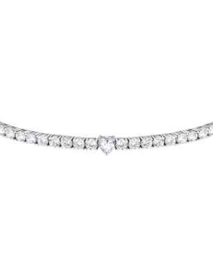 BRACCIALE TENNIS ZIRCONI BIANCHI CUORE CENTRALE MORELLATO