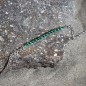 BRACCIALE TENNIS ARGENTO E CRISTALLI VERDI UOMO MORELLATO 
