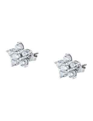 ORECCHINI TESORI LOBO FIORE CON ZIRCONI DONNA MORELLATO 