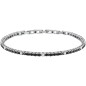 BRACCIALE TENNIS ZIRCONI NERI E BIANCHI UOMO MORELLATO 