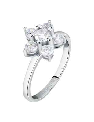 ANELLO FIORE ZIRCONI BIANCHI M16 DONNA MORELLATO  SAIW127016 MORELLATO