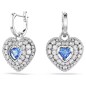 ORECCHINI PENDENTI HYPERBOLA CUORE BLU SWAROVSKI ORECCHINI PENDENTI HYPERBOLA CUORE BLU SWAROVSKI