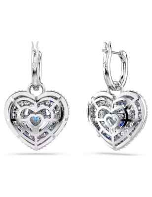 ORECCHINI PENDENTI HYPERBOLA CUORE BLU SWAROVSKI 5680392 SWAROVSKI