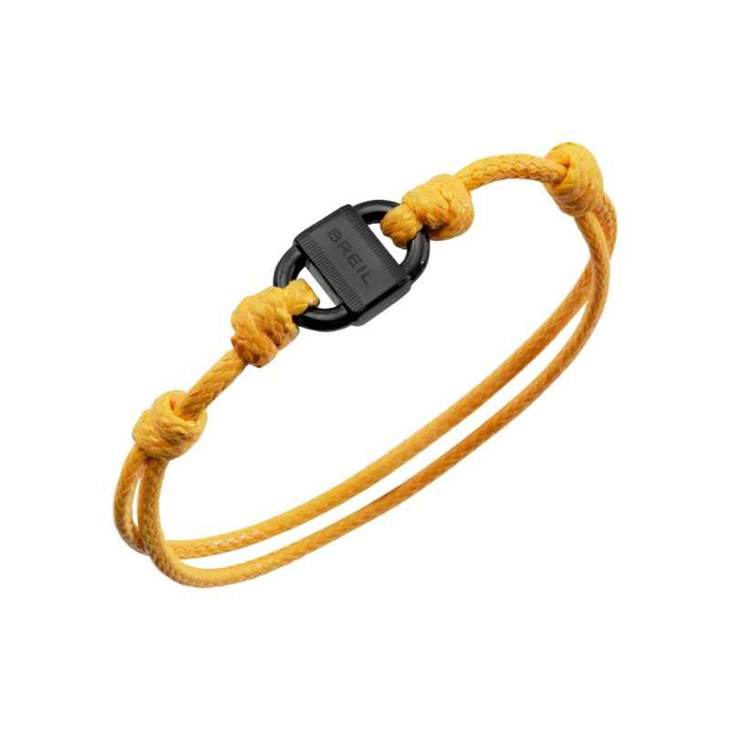 BRACCIALE B LOCK CORDINO GIALLO UOMO BREIL BRACCIALE B LOCK CORDINO GIALLO UOMO BREIL