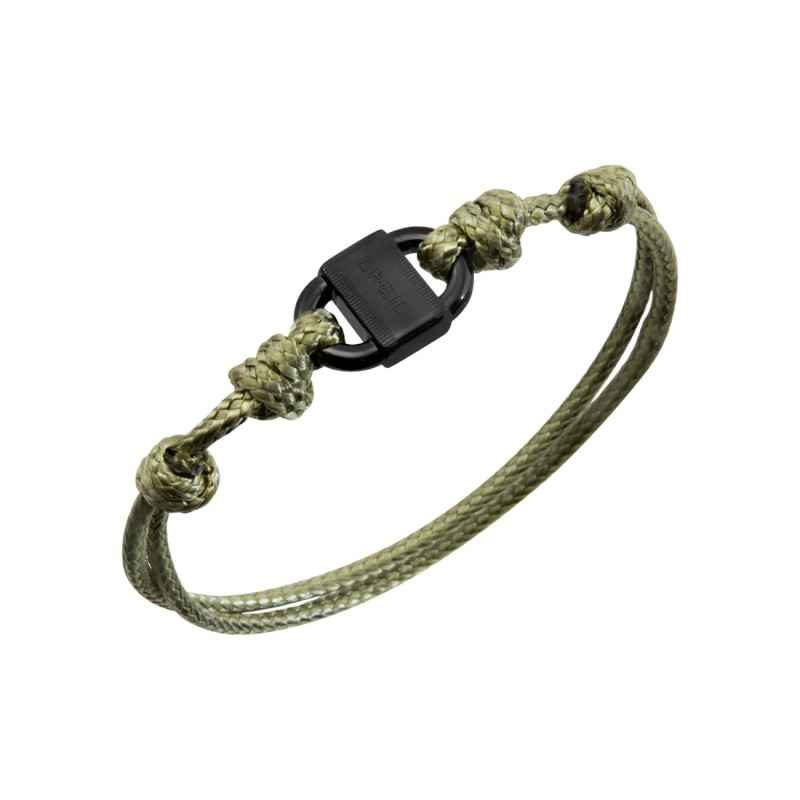 BRACCIALE B LOCK CORDINO VERDE UOMO BREIL BRACCIALE B LOCK CORDINO VERDE UOMO BREIL